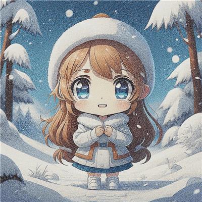 Cute Winter Character