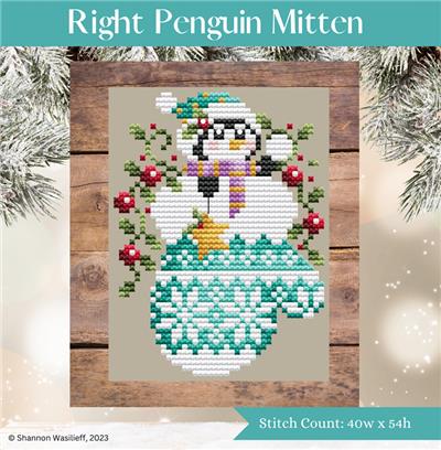 Right Penguin Mitten