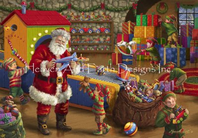 Santa Checks His List - Interlitho Licensing