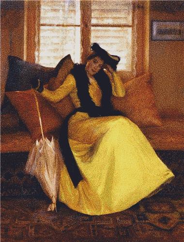 Lady in Yellow