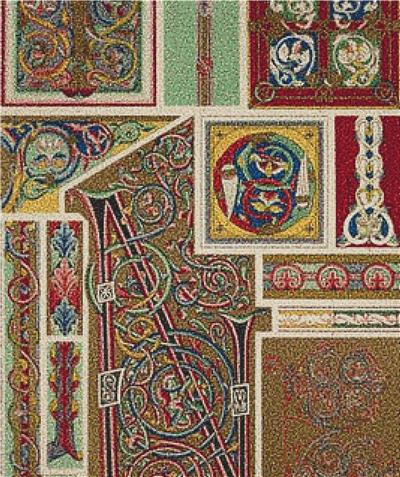 Medieval Ornament Illuminated Manuscripts No 1