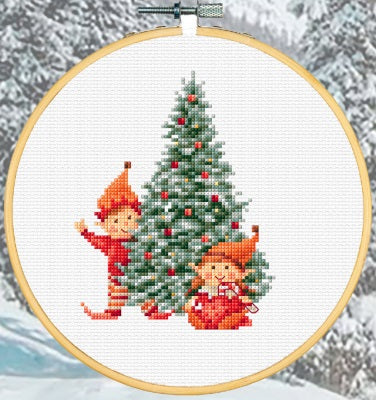 Christmas Elf 1 Tree