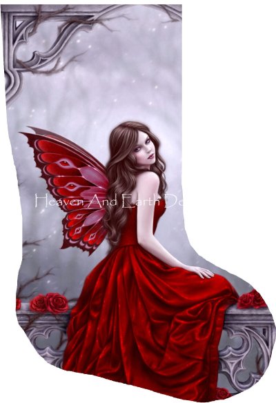 Stocking Winter Rose  - Rachel Anderson