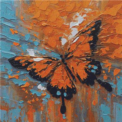 Vibrant Orange Butterfly