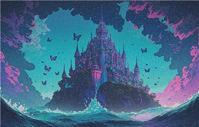 Grand Cobalt Castle