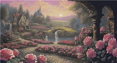 Beautiful Rose Pathway