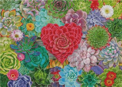 Succulent Love (Large)