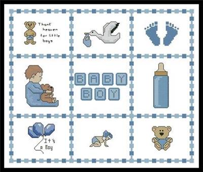 Baby Boy Sampler Small