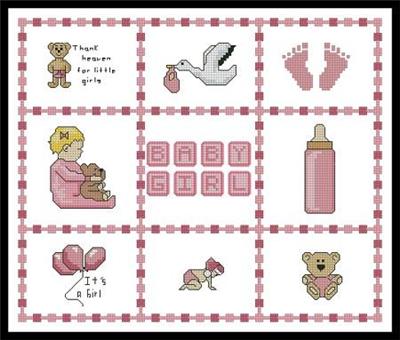 Baby Girl Sampler Small