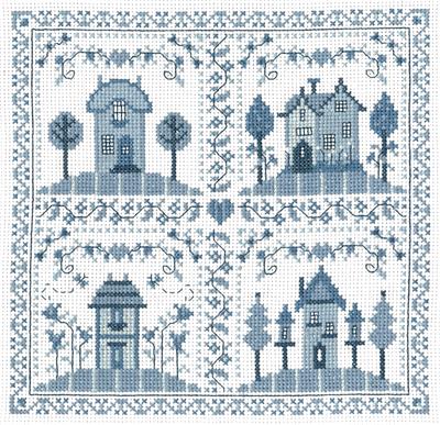 Country Blue Village - Gail Bussi
