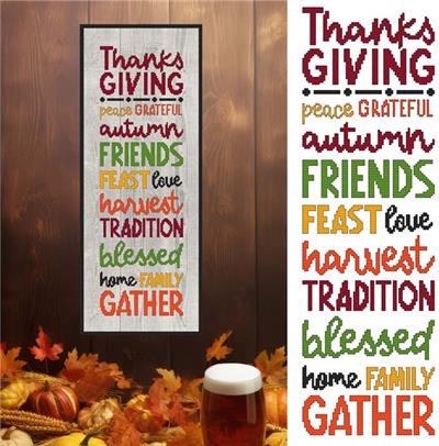 Thanksgiving Subway Art