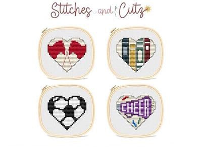 Love Hearts - Color Guard/Reading/Soccer/Cheering