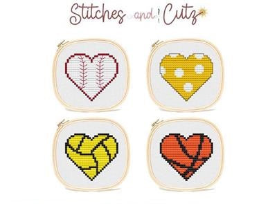 Love Hearts - Baseball/Pickleball/Volleyball/Basketball