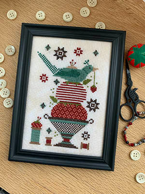 Threads of Time Sewing Bird