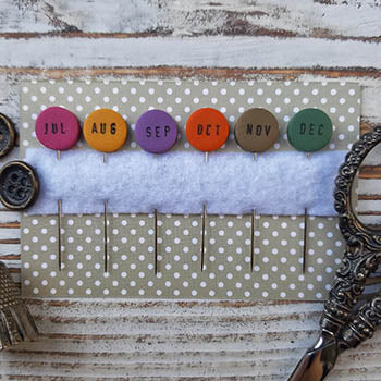 July - December Pins