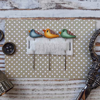 Bird Trio Pins