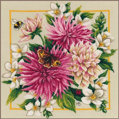 Pink Silk Dahlia