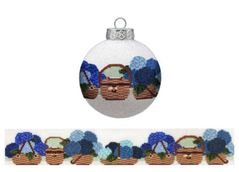 Ornament Band - Hydrangea Basket