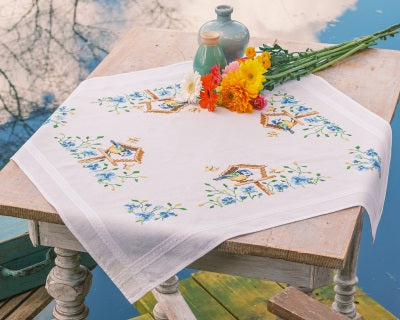 Birdhouses Tablecloth