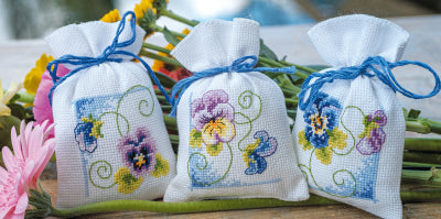 Bags of Violets (Set of 3)