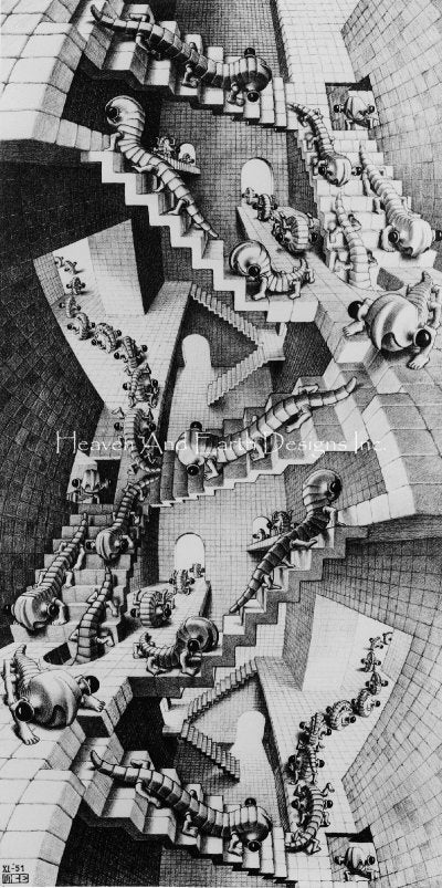 House of Stairs/Mini - M C  Escher