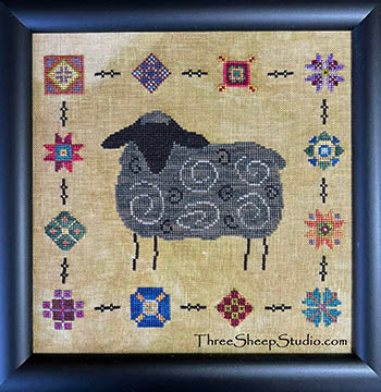 Wrapped in a Quilt - Black Sheep