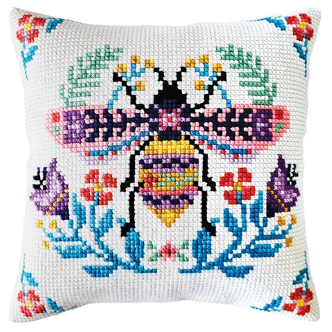 Flower Bee Cushion