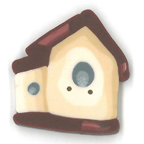 Large Red Roof Birdhouse