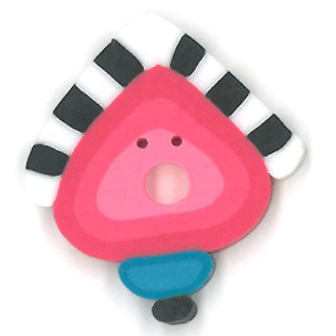 Pink Checked Birdhouse