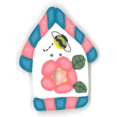 Pink/Blue Birdhouse