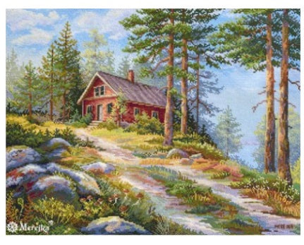 Red Cabin in the Woods