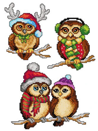 Christmas Owls