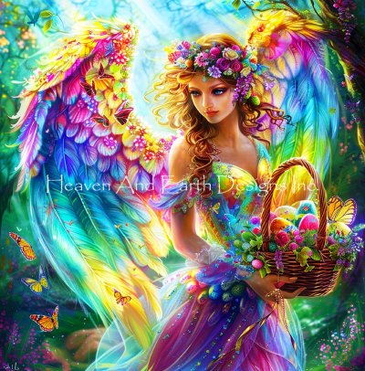 Rainbow Angel - Jenoviya Art