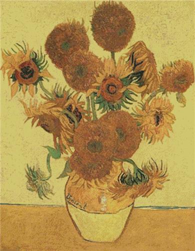 Fourteen Sunflowers 2 (Large)