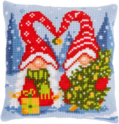 Christmas Gnomes Cushion 