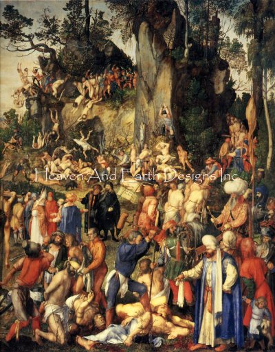 Martyrdom of The Ten Thousand - Albrecht Durer