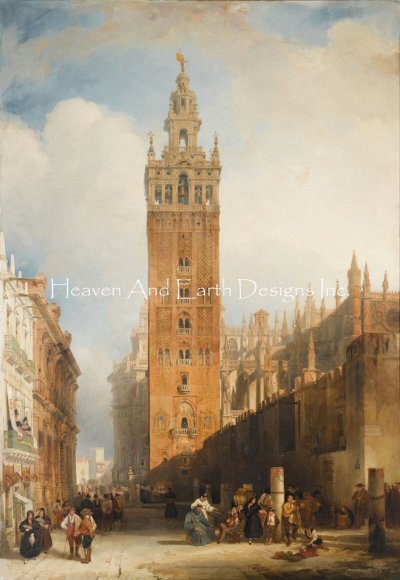 Moorish Tower at Seville, The - David Robert