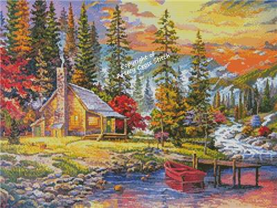 Sunset on the Lake (Artecy)