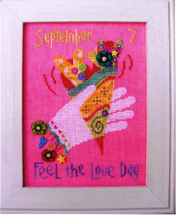 Feel The Love Day Button Pack w/Chart