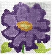 Simple Flower Coaster - Purple Belle Flower