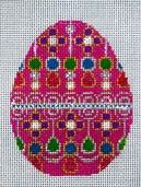 Pink Jeweled Egg