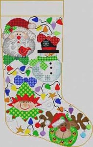 Santa/Snowman Stocking