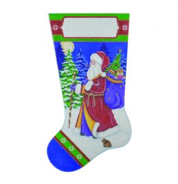 Old World Santa w/Bunny Stocking -18M