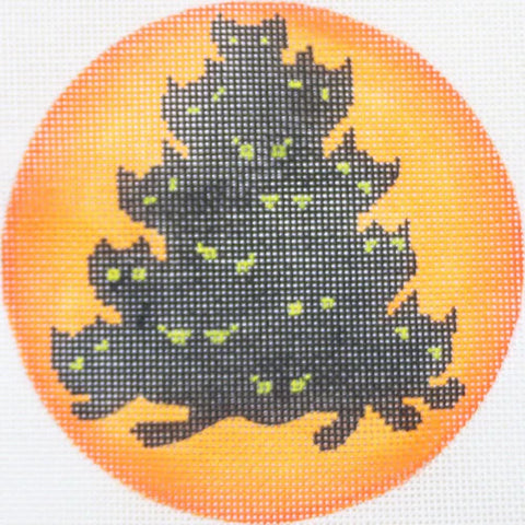Ornament - Stack of Black Cats (Patti Mann)