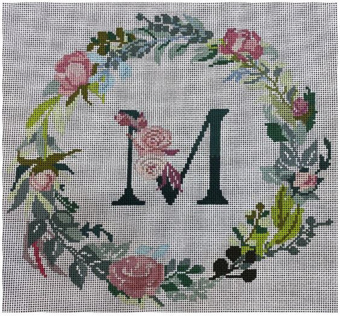 Floral Alphabet - M