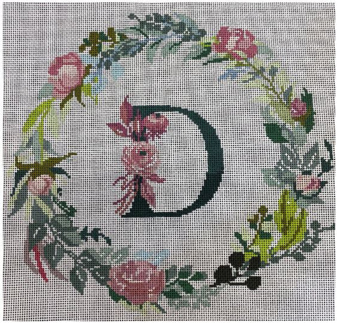 Floral Alphabet - D