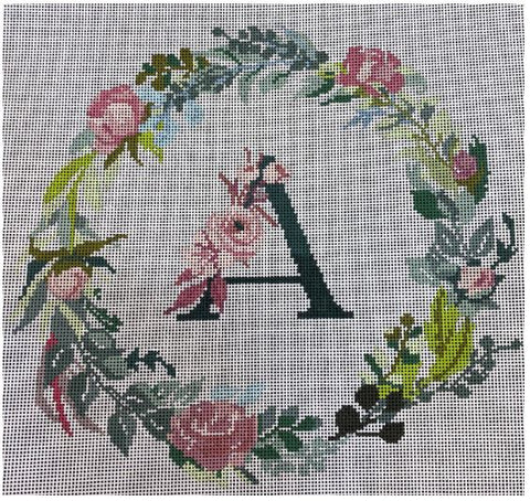 Floral Alphabet - A