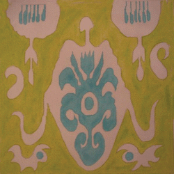 Ikat - Dani Lime/Turquoise