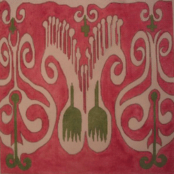 Ikat - Gobi/Taupe