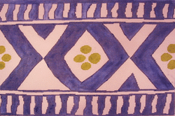 Ikat - Hana Blue/Lime